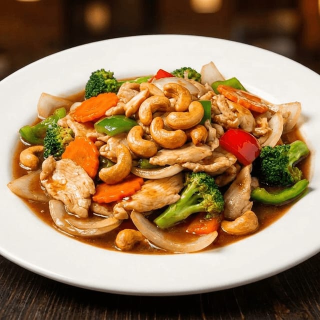 Cashew Nut Chicken.