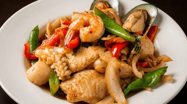 Spicy Combination Seafood.