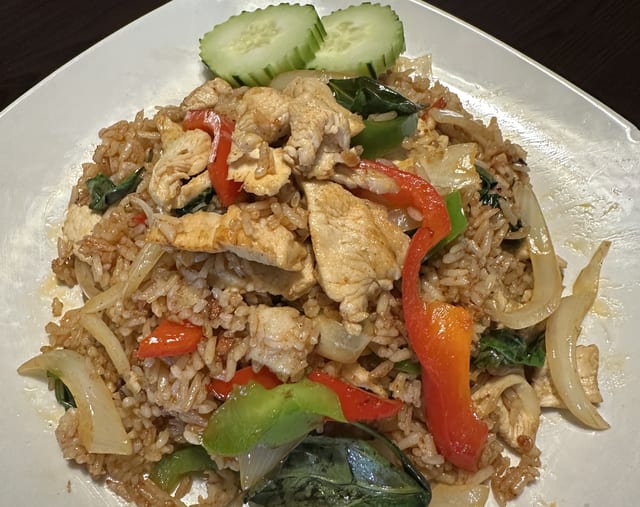 Spicy Curry Fried Rice.