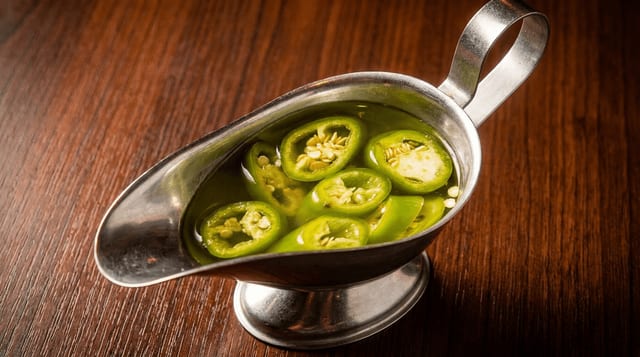 Jalapeños with Vinegar.