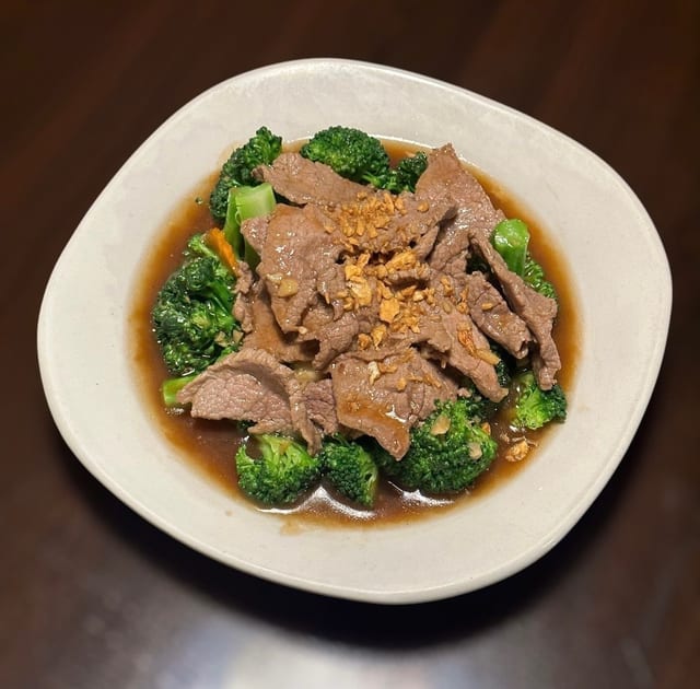 Beef Broccoli.