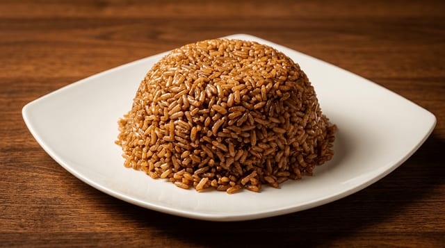 Steamed Brown Rice.