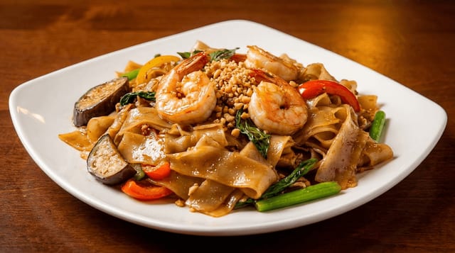 Spicy Basil Noodles.