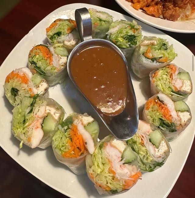 Thai Spring Rolls.