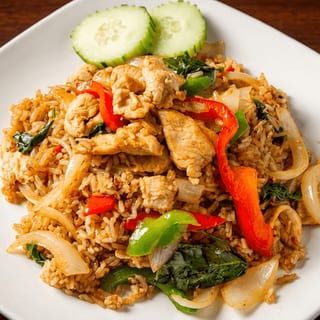 Spicy Basil Fried Rice