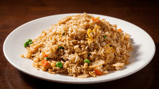 Plain Fried Rice.