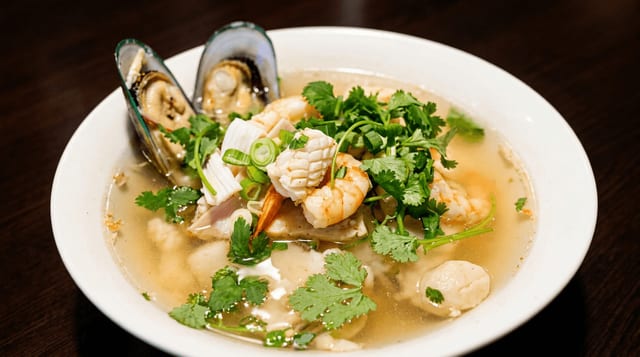 Seafood Noodles.