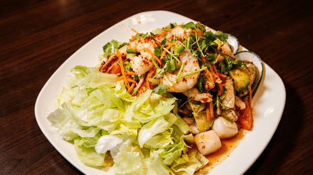 Spicy Seafood Salad.